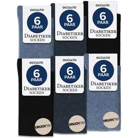 Occulto Oliver 6 Paare Blau 39-42