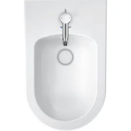 Duravit Stand-Bidet White Tulip 37x58cm, m HL, ÜL, HLB, weiß WonderGliss