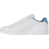 K-Swiss Herren Court Sneaker, White/Ashleigh Blue/Beryl Green, 41 EU