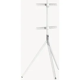 pro.tec Valle TV-Ständer 137 x 85,5 x 46,5 cm Weiß Aluminium/Kunststoff/Metall/Stahl