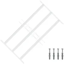 vidaXL Sicherheitsgitter für Fenster mit 3 Querstangen 3 pcs 43-74 cm