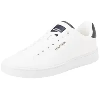 Tommy Hilfiger Herren Cupsole Sneaker Schuhe, Weiß (White), 45