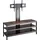 pro.tec Stockholm TV-Rack 120x40x50cm Schwarz/Eiche Matt/Stahl