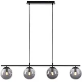 just light. Just Light Pendelleuchte Big Widow 4-flammig Schwarz