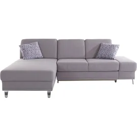 sit&more Ecksofa »Clio L-Form« wahlweise mit Bettfunktion oder Vorziehsitz und Bettkasten, Federkern