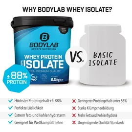 Bodylab24 Whey Protein Isolat 2000 g Neutral