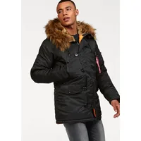 Alpha Industries N-3b Vf59 Mantel Black XL