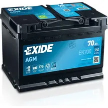 Exide EK700 AGM 70Ah 12V