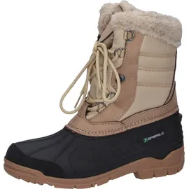 Spirale Winterstiefel Tina beige beige/schwarz 38
