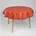 Laro Wachstuch-Tischdecke rund 140 cm Rot