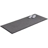 Relaxdays Schmutzfangmatte 200 x 80 cm Grau/Schwarz
