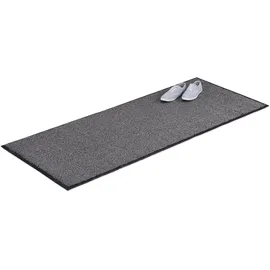 Relaxdays Schmutzfangmatte 200 x 80 cm Grau/Schwarz