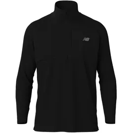 New Balance Athletics Heat Grid 1/2 Zip Herren Black L