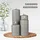 HS Candle Stumpenkerze Ø7 cm 16 cm grau