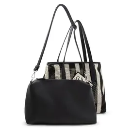 L.Credi Rima Shopper Polyester Black/White