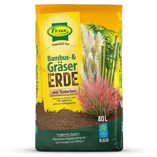 Frux frux® Bambus & Gräsererde mit extra Silizium - 40 Liter