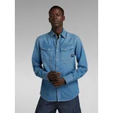 G-Star Dakota Slim Denim Hemd - Mittelblau - Herren, - M