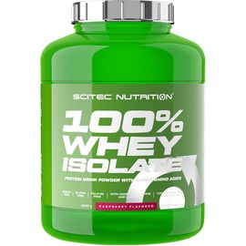 Scitec Nutrition 100% Whey Isolate, 2000g Dose, Himbeere)