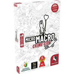 Pegasus Spiele MicroMacro: Crime City, Brettspiel, Abzug, 10 Jahr(e), 15 min, Fa