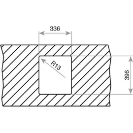 Teka BeLinea RS15 34,40 rechts Unterbauspüle Edelstahl Handbetätigung 1000 x 500 mm