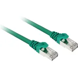 Sharkoon Patchkabel SFTP, RJ-45, mit Cat.7a Rohkabel - grün, 10 Meter