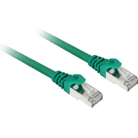 Sharkoon Patchkabel SFTP, RJ-45, mit Cat.7a Rohkabel - grün, 10 Meter