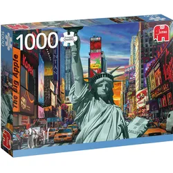 Jumbo Spiele Premium Collection New York Collage - 1000 Teile, 1000 Stück(e), La