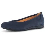 Gabor Damen Klassische Ballerinas, Frauen Ballerinas,Moderate Mehrweite (G),Blue (36),42.5 EU 8.5 UK - 42.5 EU
