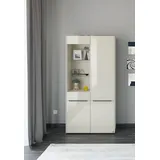 Set One by Musterring Standvitrine Reno 92 x 42 x 185 cm Beige