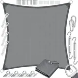 Kesser KESSER® Sonnensegel Sonnenschutz Windschutz HDPE Gewebe wasserabweisend & windabweisend 5-Fach quer vernäht robust & stabil Schattenspender Garten Balkon Terrasse
