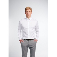 Eterna SLIM FIT Performance Shirt in weiß unifarben