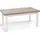 WFL GROUP Ausziehtisch 200 x 78 x 100 cm Sonoma Eiche braun