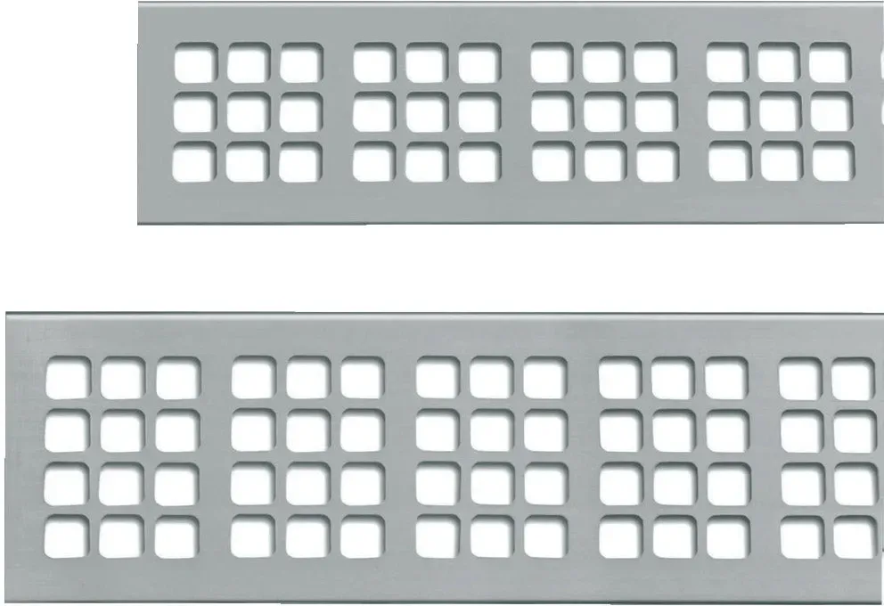 Lüftungsprofil -  80 / 2000 / weiß RAL 9010