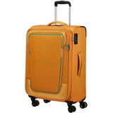 American Tourister Pulsonic Spinner M, Erweiterbar Koffer, 68 cm, 64/74 L, Gelb (Sunset Yellow)