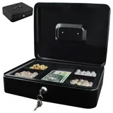 Malatec XL Spardose aus Metall in Form eines Roboters, 24 x 9 x 8 cm