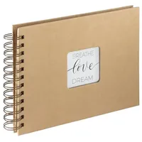 Hama Craft Spiral-Album 24x17 40 Kraftpapier-Seiten 7210