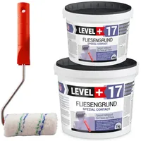 Grespania Fliesengrund 11KG L+17 + Farbroller 10cm