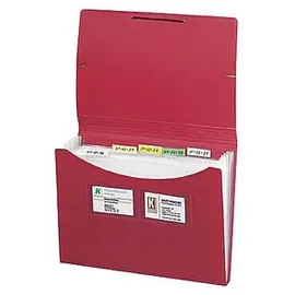 FolderSys Fächermappe 12 Fächer rot, 1 St.