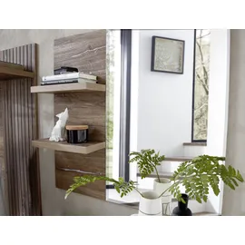 Innostyle Spiegel »Linea Spiegel, 82x80x17cm (B/H/T)« 2 Ablegeboden, große, rechteckige Spiegelfläch