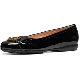 GEOX Damen D ANNYTAH Ballet Flat, Black, 37 EU
