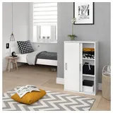 Vicco Kinderkleiderschrank Falk 68 x 108,5 cm Kiefer weiß