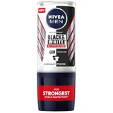 NIVEA MEN Black & White Max Protection Roll-On (50ml), Herren Deodorant mit 0% Alkohol, 48h Anti-Transpirant für Männer, Roll On Deo, Maximaler Schutz