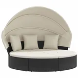 vidaXL Outdoor-Loungebett 200 x 150 x 150 cm Weiß