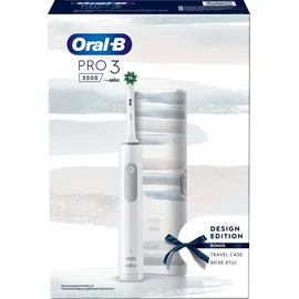 Oral-B Pro 3 3500 weiß + Reiseetui streifen Design Edition