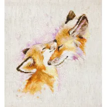 Lucas Luca-S Kreuzstichset, Fuchsliebe Zählmuster, 20x22,5cm