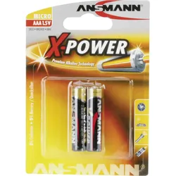 ANSMANN X-POWER Micro AAA - Batterie 2 x AAA-Typ - Alkalisch