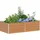 vidaXL Garten-Hochbeet verzinkter Stahl rechteckig 160 x 80 x 45 cm Hellbraun