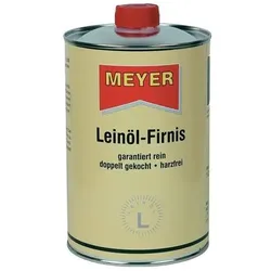 Meyer Leinöl-Firnis honigfarben 1l Dose