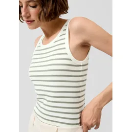 s.Oliver Geripptes Tanktop Grün XXL