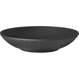 Villeroy & Boch Manufacture Rock Schale flach Schwarz 24 cm